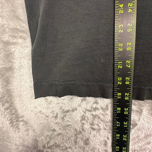 Vintage 90’s Distressed Test Print Elvis/George Jones Black Graphic Band Tee XL - Picture 5 of 8